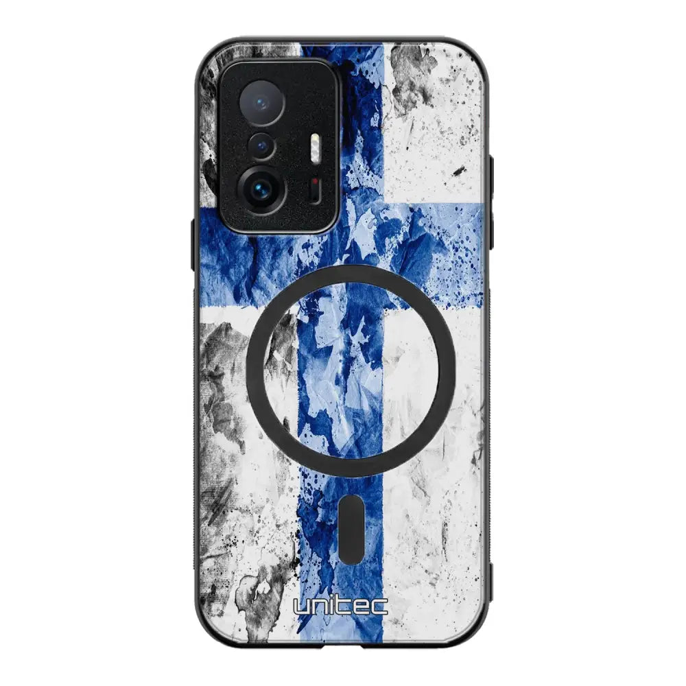 Xiaomi 11T Pro suojakuoret - Painted Finnish Flag