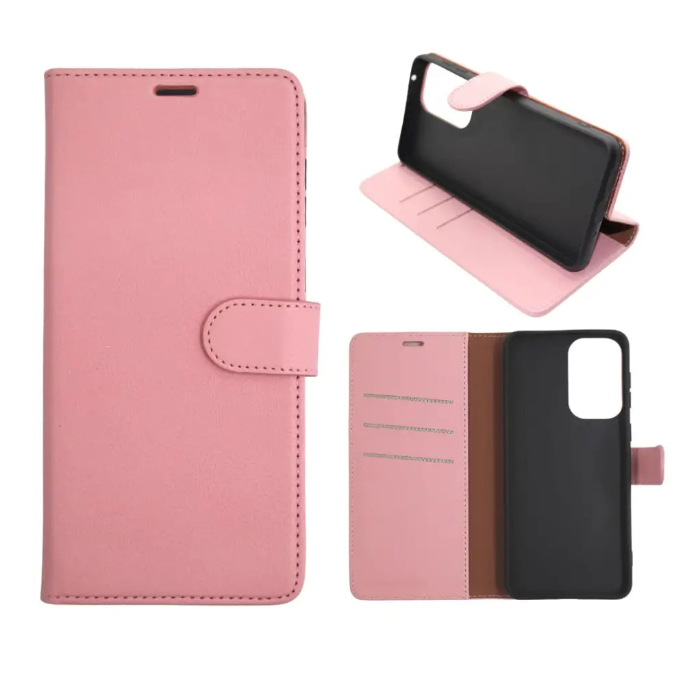 Xiaomi 13 Lite Lompakko Suojakuori - Ruusukulta