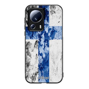 Xiaomi 13 Lite suojakuoret - Painted Finnish Flag - Ei