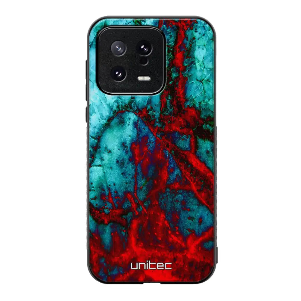 Xiaomi 13 marmori suojakuoret - Blue Red Marble - Ei