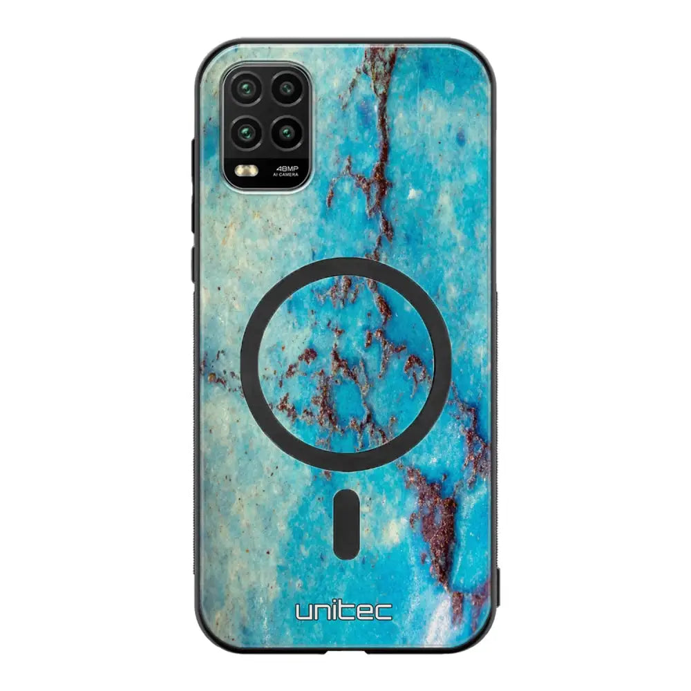 Xiaomi Mi 10 Lite marmori suojakuoret - Turquoise Marble