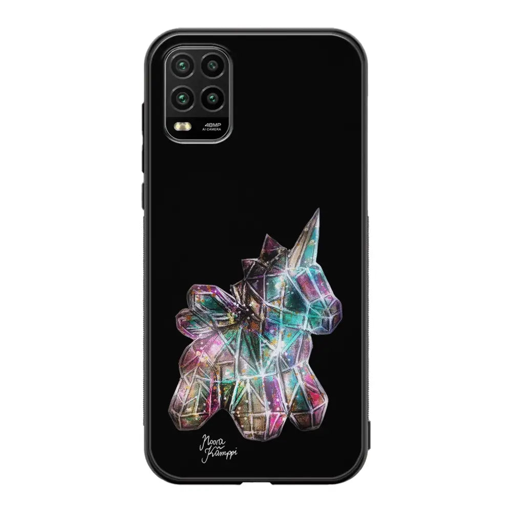 Xiaomi Mi 10 Lite unicorn suojakuoret - Musta - Noora Kämppi - Ei