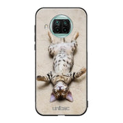 Xiaomi Mi 10T Lite kissa suojakuoret - Relaxing Cat - Ei