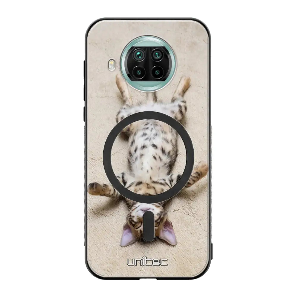 Xiaomi Mi 10T Lite kissa suojakuoret - Relaxing Cat