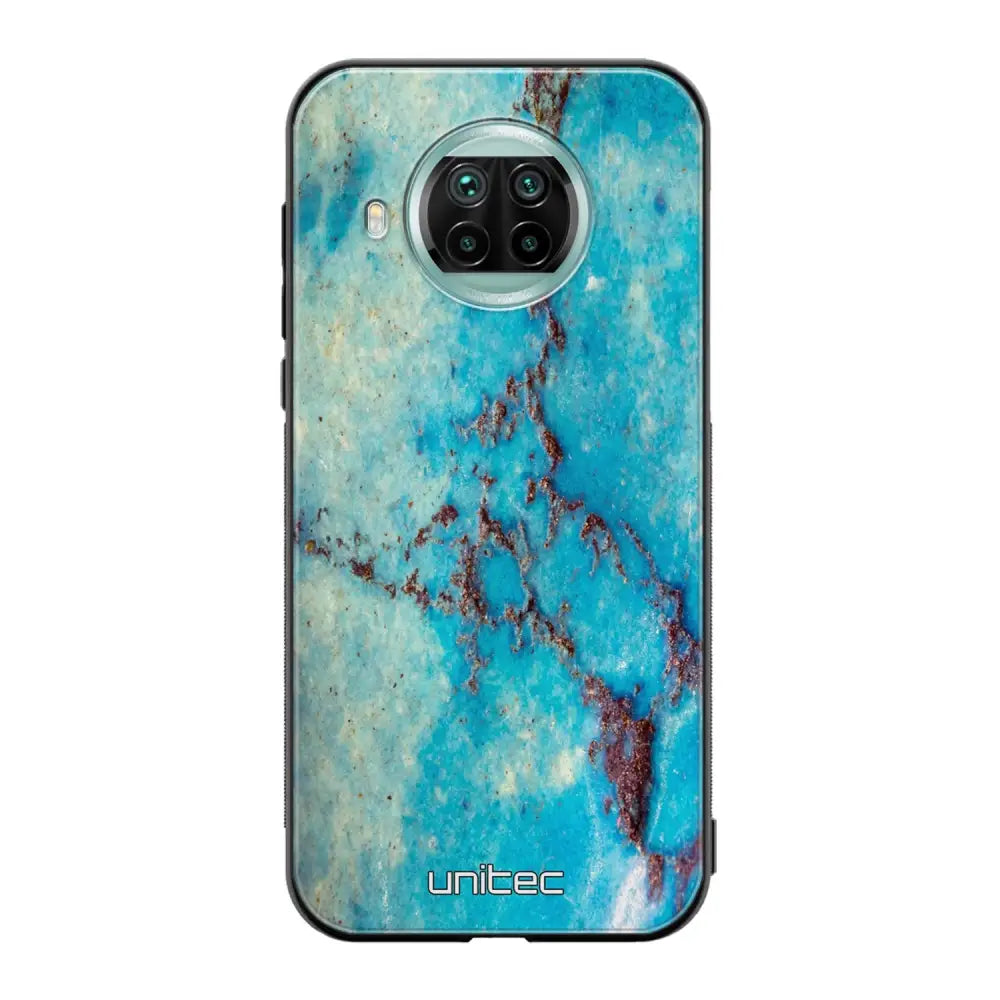 Xiaomi Mi 10T Lite marmori suojakuoret - Turquoise Marble - Ei