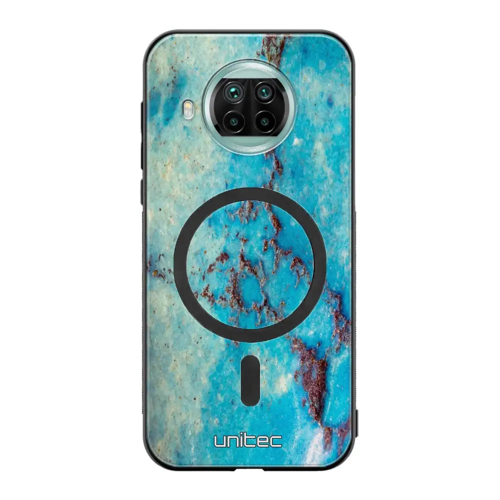 Xiaomi Mi 10T Lite marmori suojakuoret - Turquoise Marble
