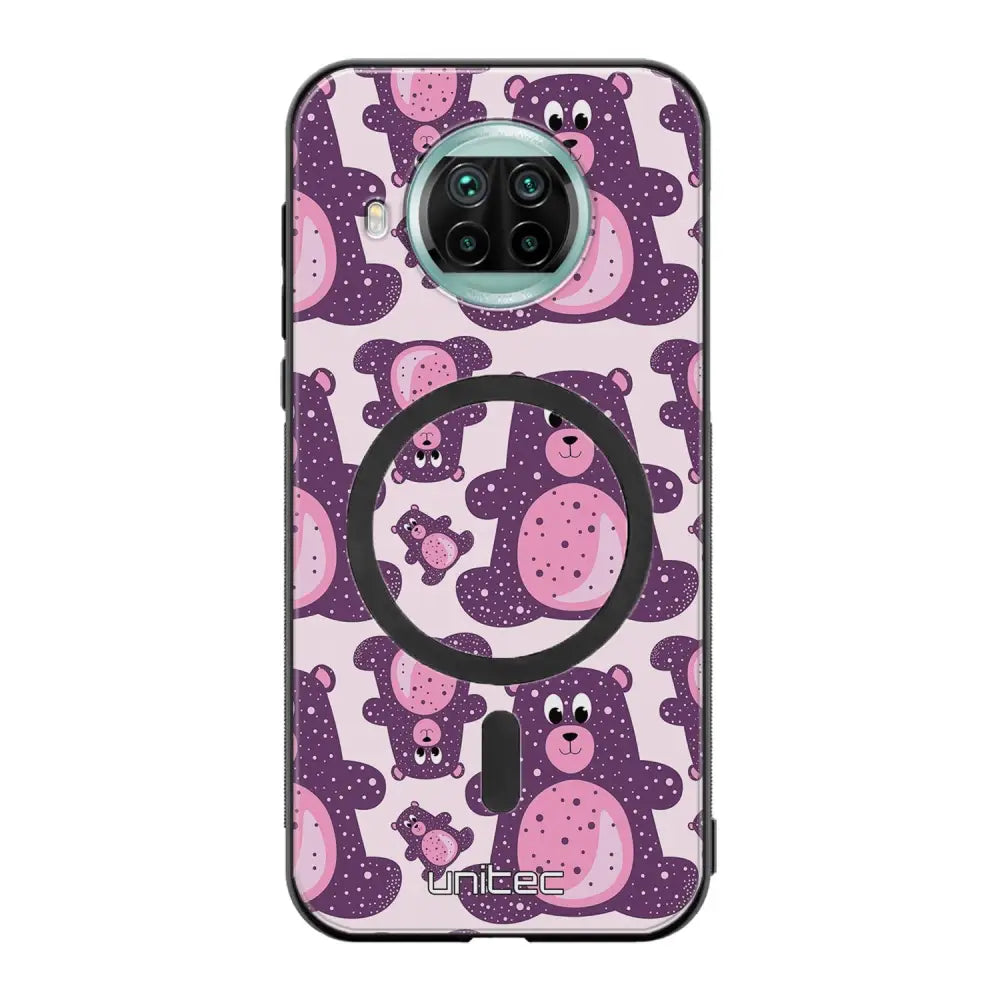Xiaomi Mi 10T Lite suojakuoret - Purple Teddy Bear