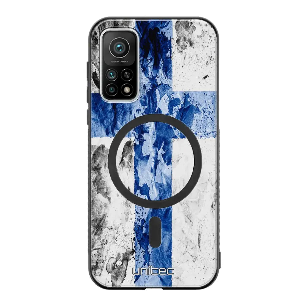 Xiaomi Mi 10T suojakuoret - Painted Finnish Flag