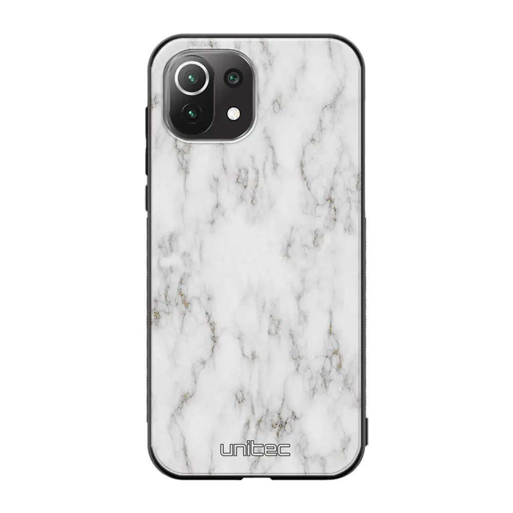 Xiaomi Mi 11 Lite marmori suojakuoret - White Marble - Ei