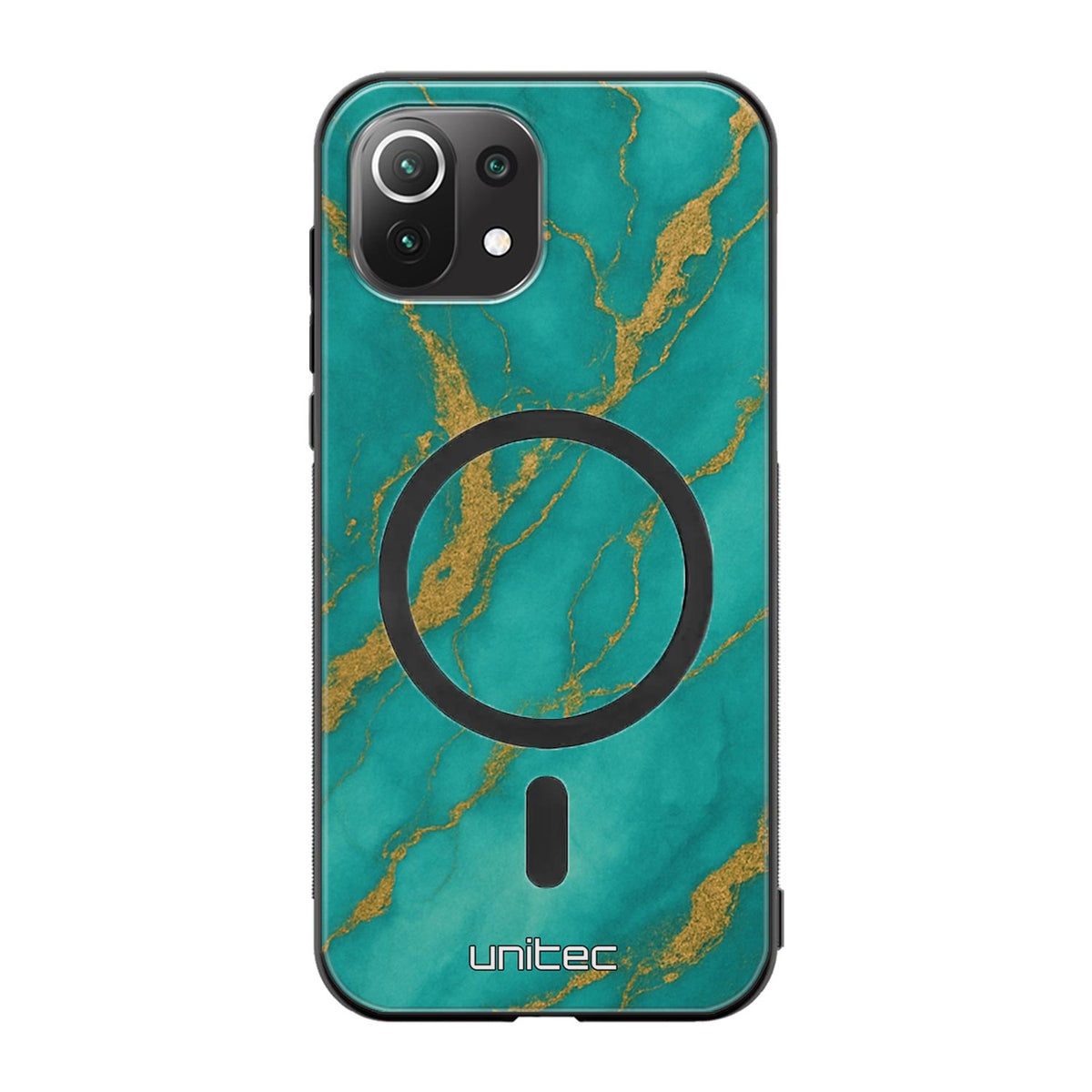Xiaomi Mi 11 Lite Suojakuoret Marmori – Turquoise Gold