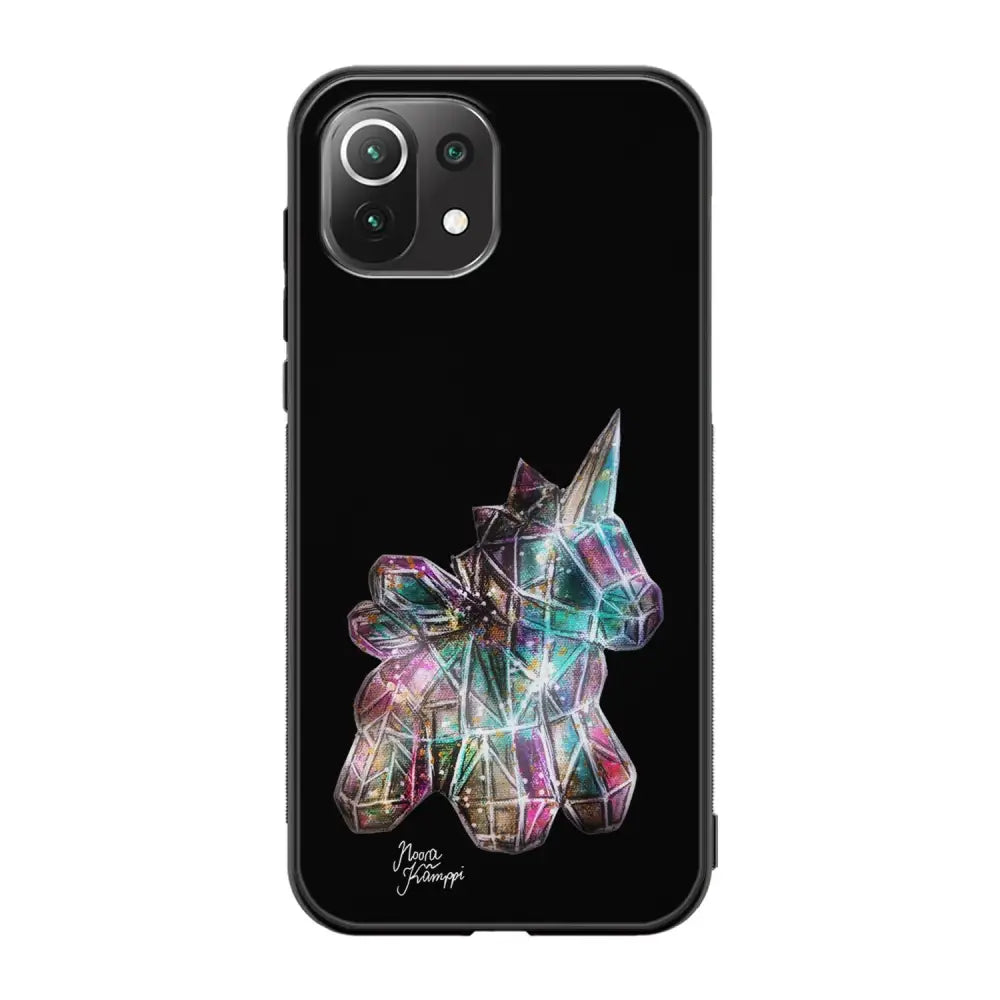 Xiaomi Mi 11 Lite unicorn suojakuoret - Musta - Noora Kämppi - Ei