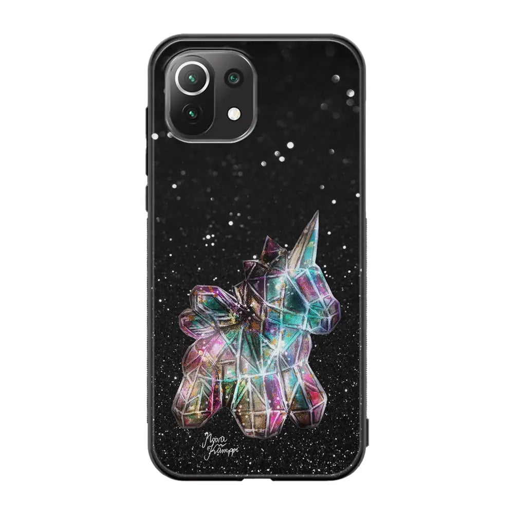 Xiaomi Mi 11 Lite unicorn suojakuoret - Valkoinen - Noora Kämppi - Ei