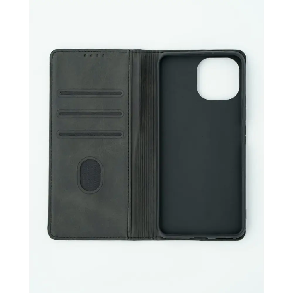 Xiaomi Mi 11 Lite Unitec Lompakko Suojakotelo Musta