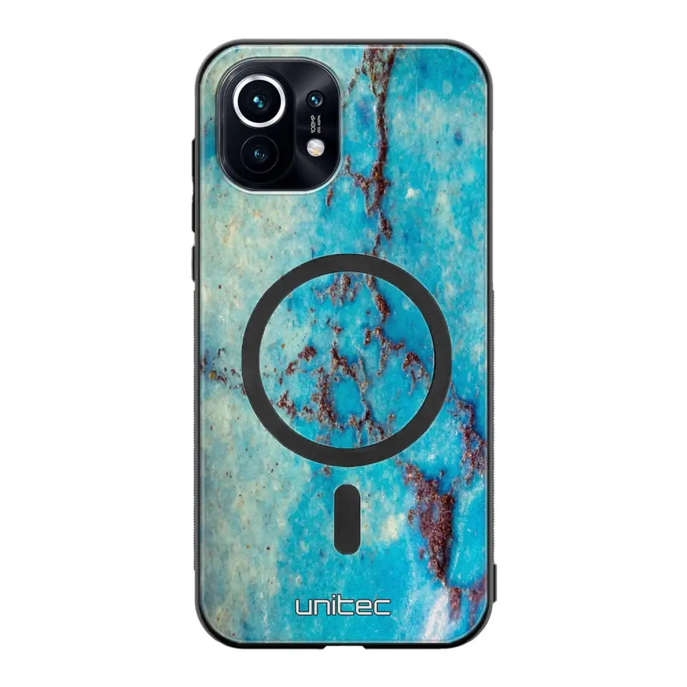 Xiaomi Mi 11 marmori suojakuoret - Turquoise Marble