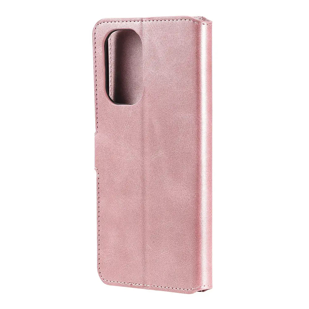Xiaomi Mi 11i Unitec Lompakko Suojakotelo Ruusukulta