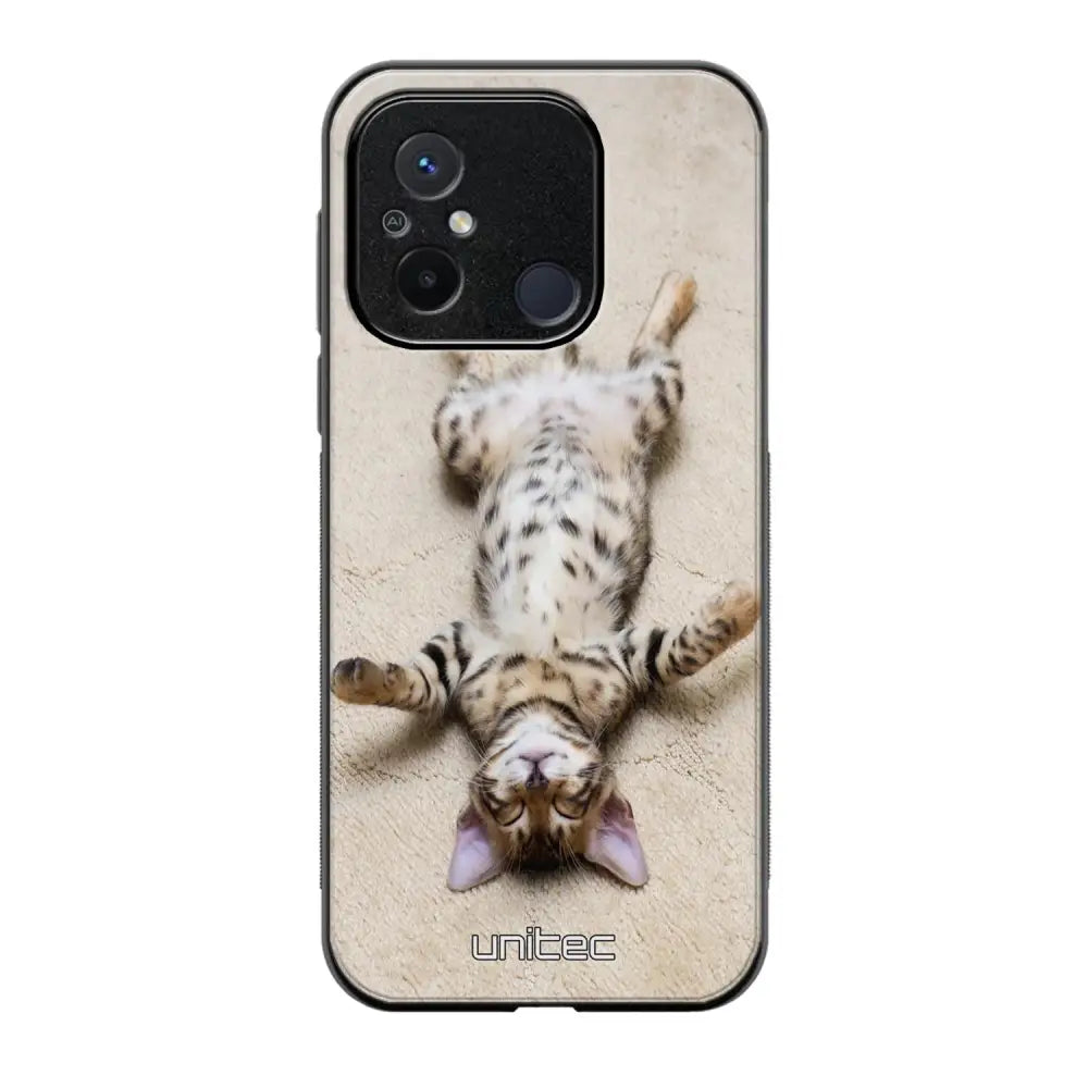 Xiaomi Redmi 12C kissa suojakuoret - Relaxing Cat - Ei