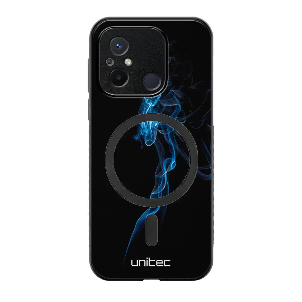 Xiaomi Redmi 12C suojakuoret - Blue Smoke On Black