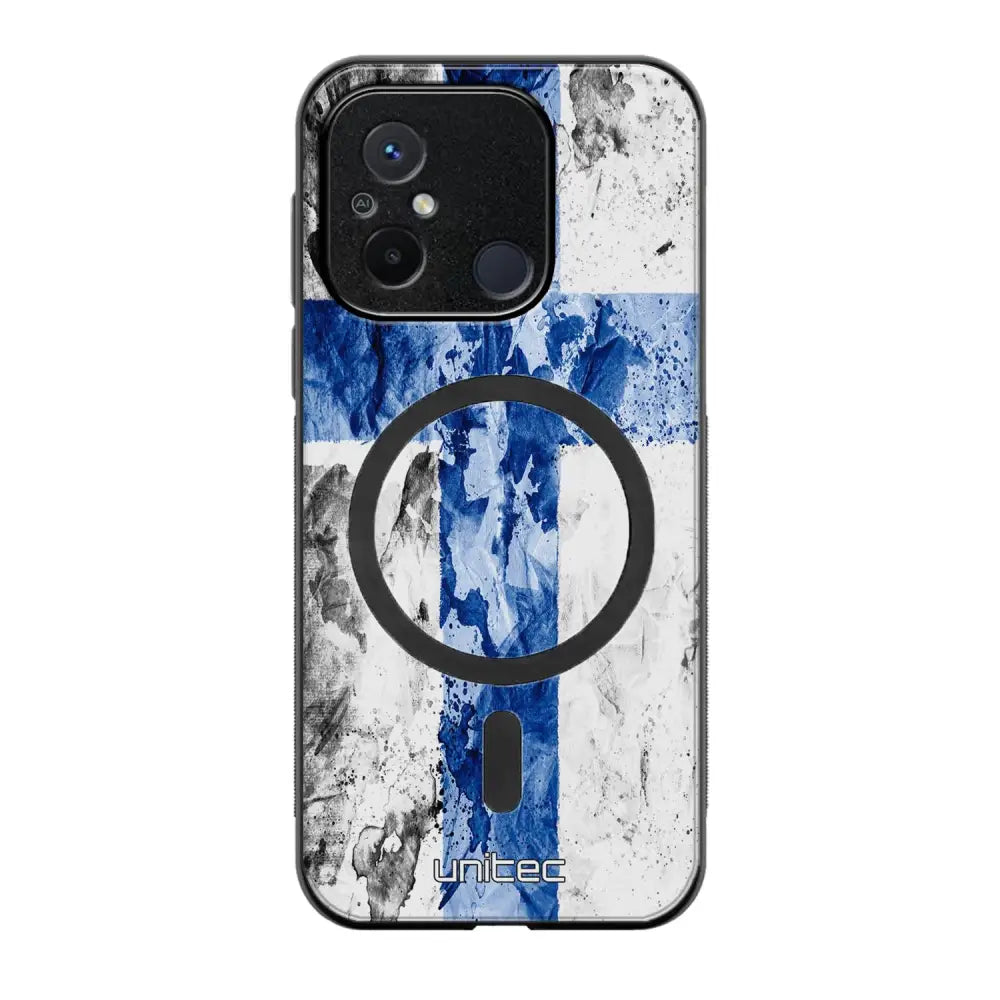 Xiaomi Redmi 12C suojakuoret - Painted Finnish Flag