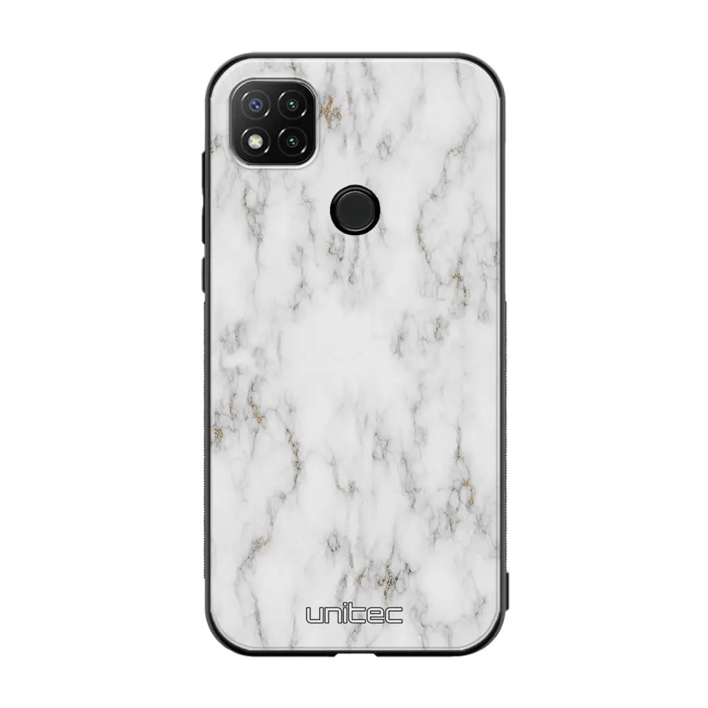 Xiaomi Redmi 9C marmori suojakuoret - White Marble - Ei