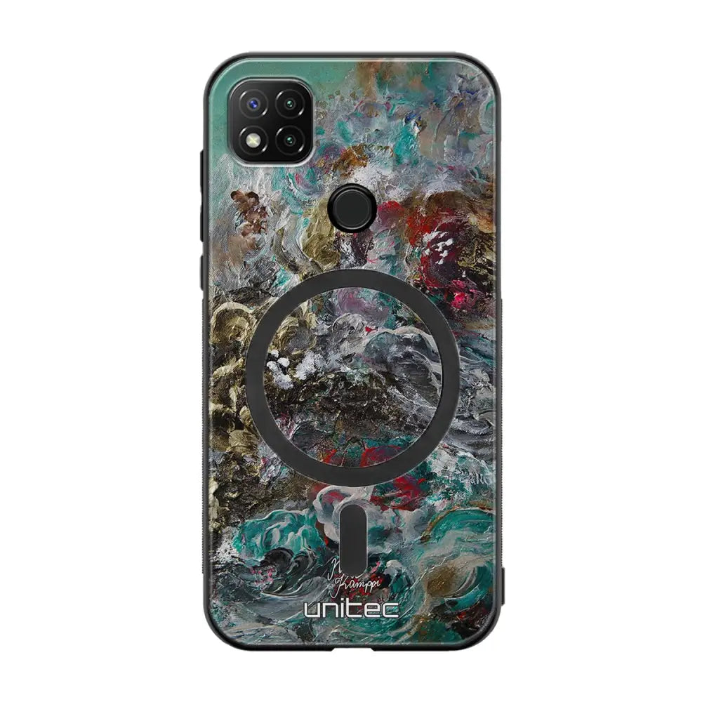 Xiaomi Redmi 9C modern art suojakuoret - Heart Knows - Noora Kämppi