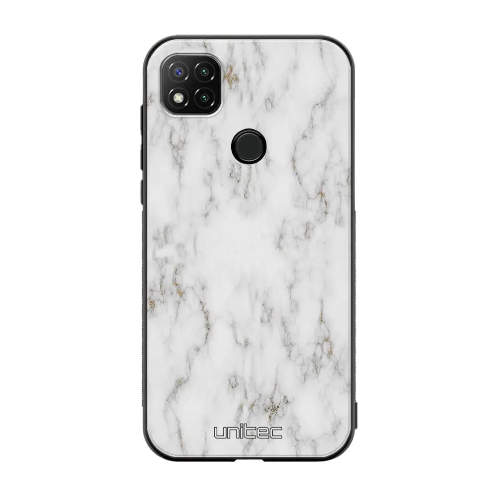 Xiaomi Redmi 9C NFC marmori suojakuoret - White Marble - Ei