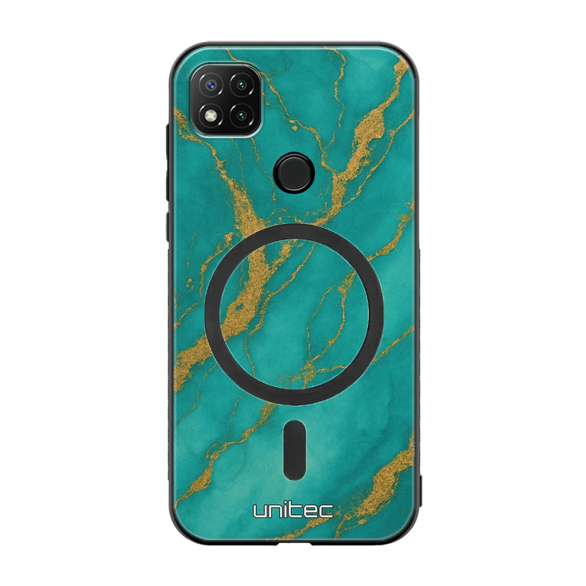 Xiaomi Redmi 9C NFC Suojakuoret Marmori – Turquoise Gold