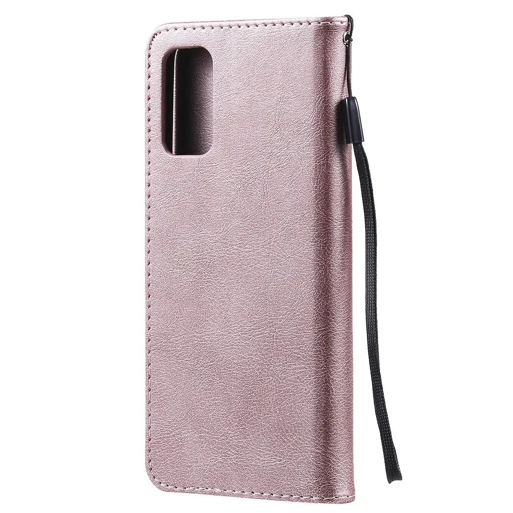 Xiaomi Redmi Note 10 5G Lompakko Suojakotelo Ruusukulta