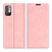 Xiaomi Redmi Note 10 5G Unitec Lompakko Suojakotelo Ruusukulta