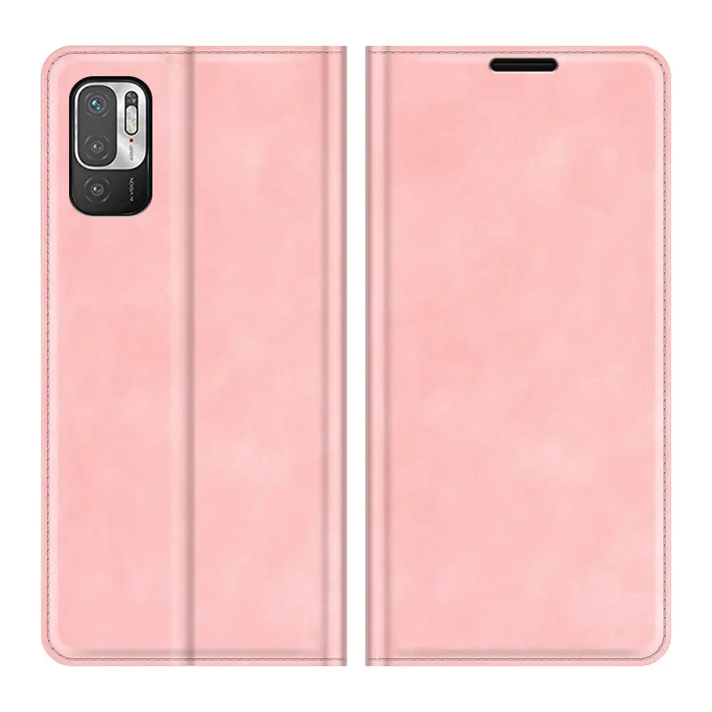 Xiaomi Redmi Note 10 5G Unitec Lompakko Suojakotelo Ruusukulta