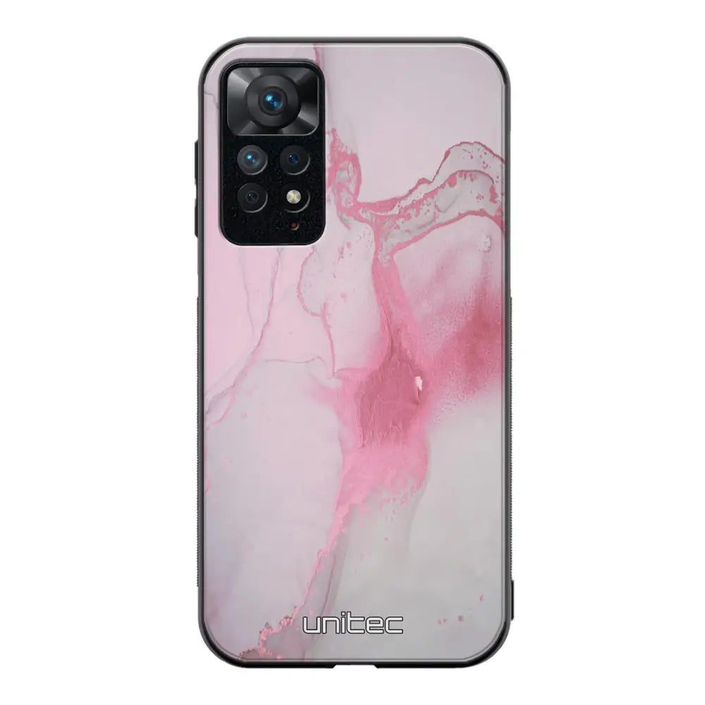 Xiaomi Redmi Note 11 marmori suojakuoret - Pink Pok Rie - Ei