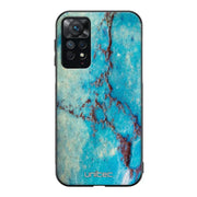 Xiaomi Redmi Note 11 marmori suojakuoret - Turquoise Marble - Ei