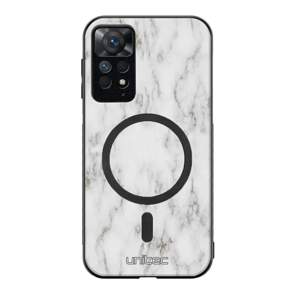 Xiaomi Redmi Note 11 marmori suojakuoret - White Marble