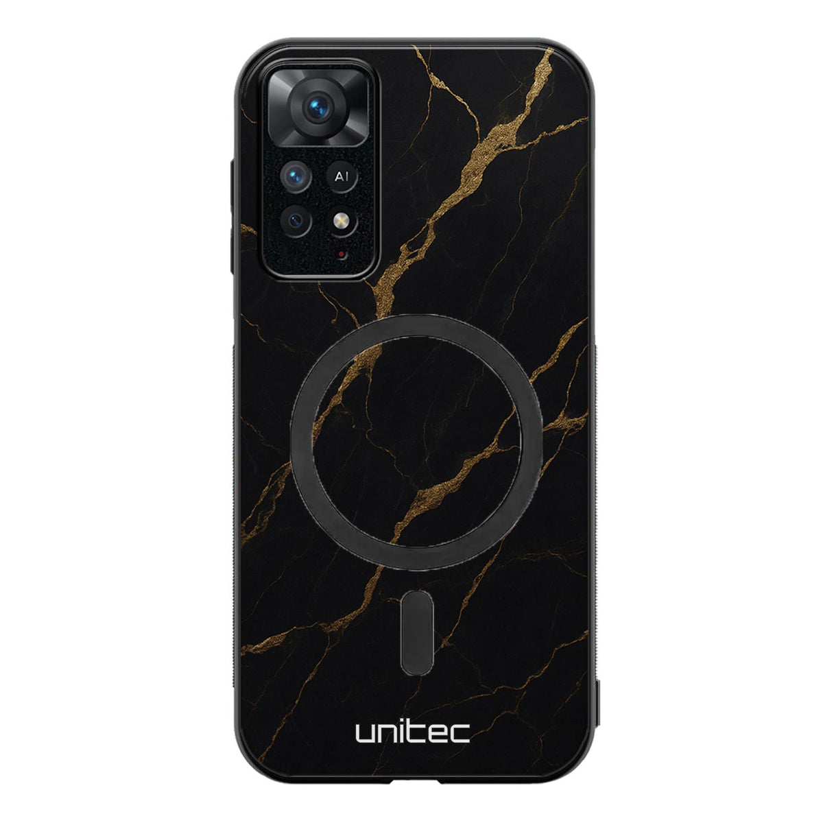 Xiaomi Redmi Note 11 Pro Suojakuoret Marmori – Midnight Gold