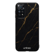 Xiaomi Redmi Note 11 Pro Suojakuoret Marmori – Midnight Gold