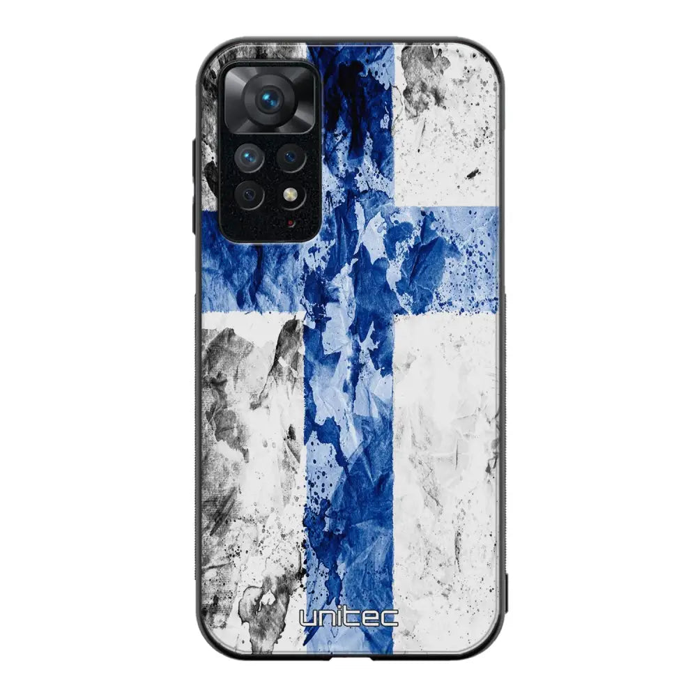 Xiaomi Redmi Note 11 suojakuoret - Painted Finnish Flag - Ei