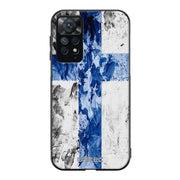 Xiaomi Redmi Note 11 suojakuoret - Painted Finnish Flag - Ei