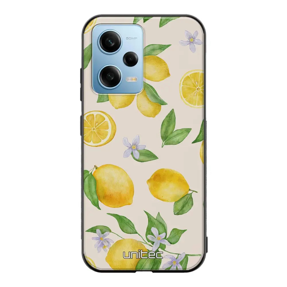 Xiaomi Redmi Note 12 5G hedelmä suojakuoret - Lemon - Ei