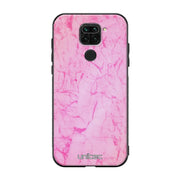 Xiaomi Redmi Note 9 marmori suojakuoret - Light Pink Marble - Ei