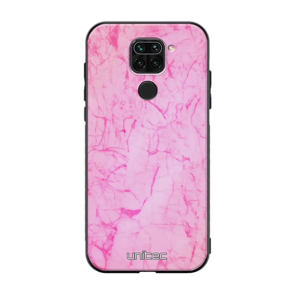 Xiaomi Redmi Note 9 marmori suojakuoret - Light Pink Marble - Ei