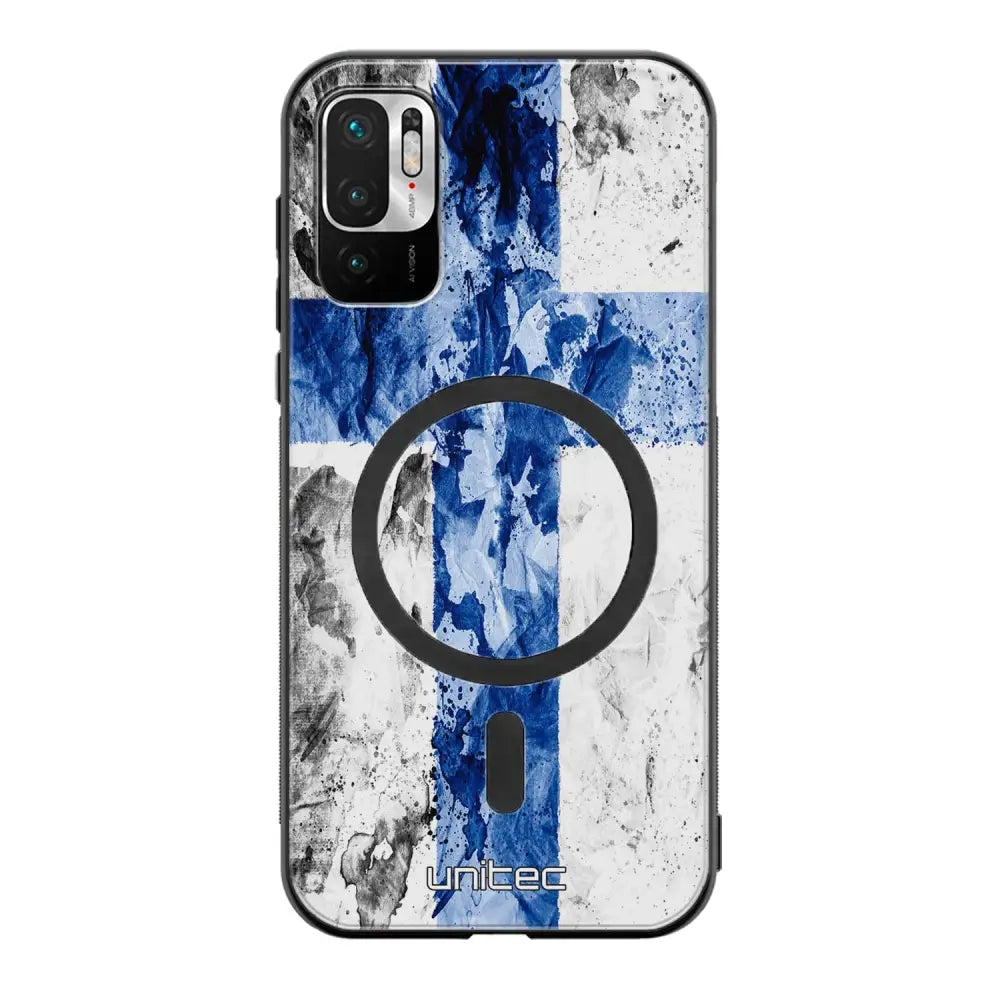 Xiaomi Redmi Note 9 Pro suojakuoret - Painted Finnish Flag