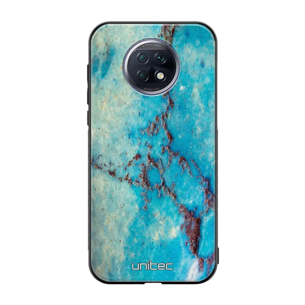 Xiaomi Redmi Note 9T marmori suojakuoret - Turquoise Marble - Ei